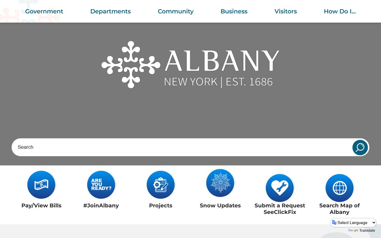 Albany booking releases city website and police department information