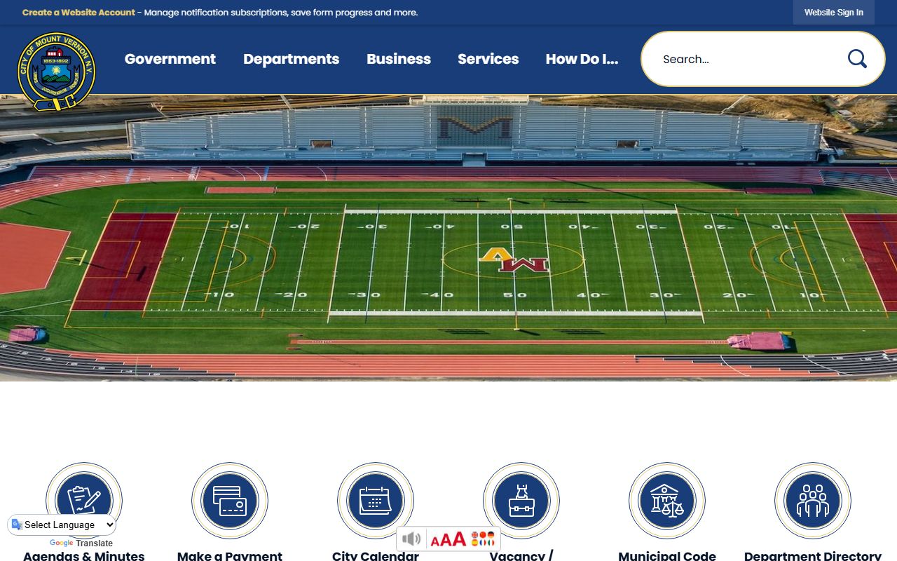 Mount Vernon booking releases city website