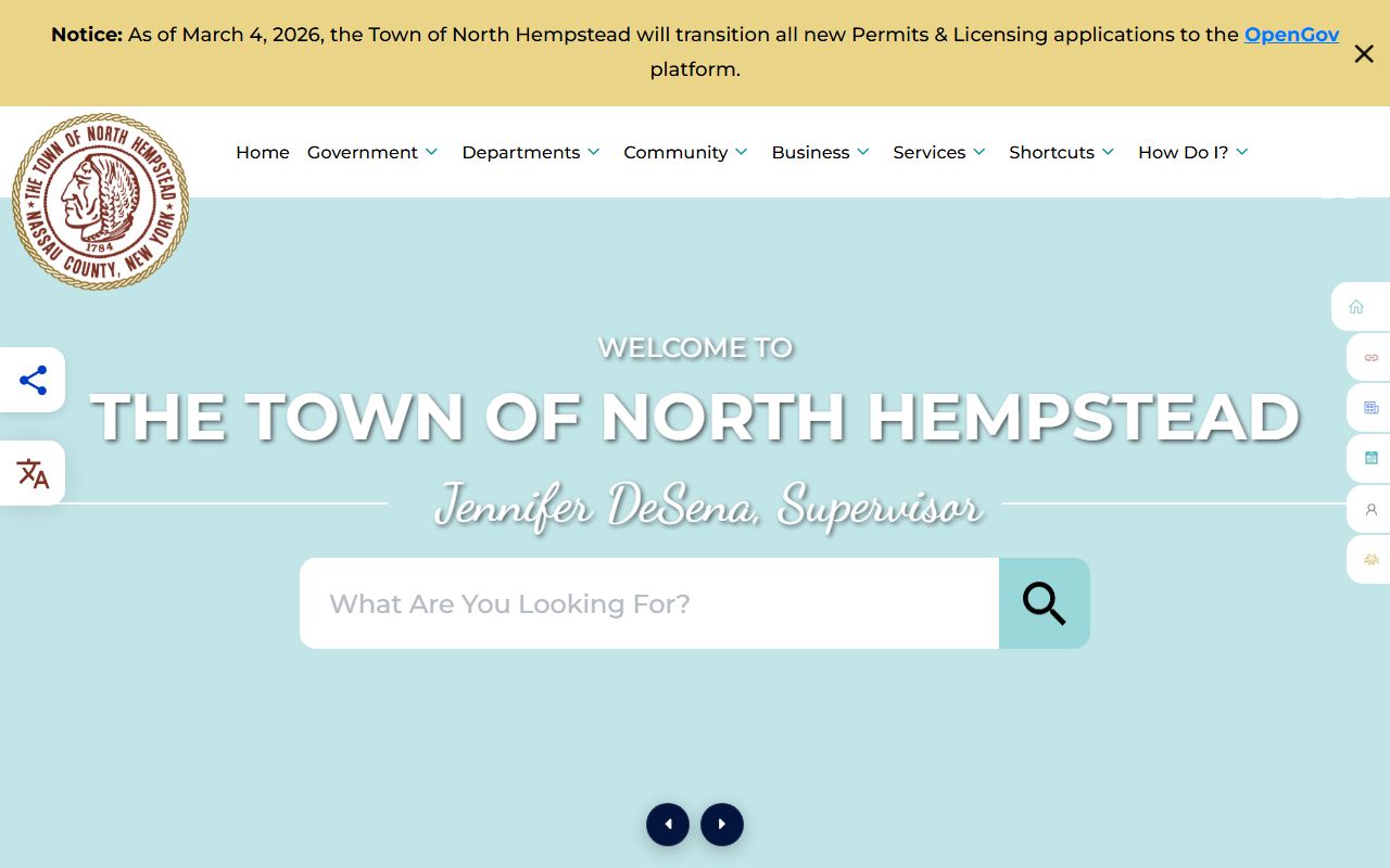 North Hempstead booking releases town website