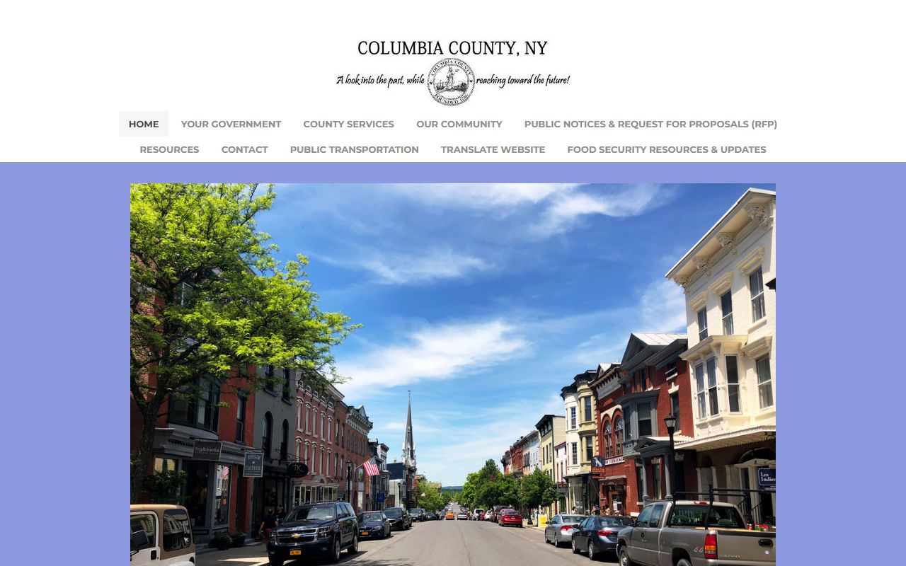 Columbia County website for booking releases