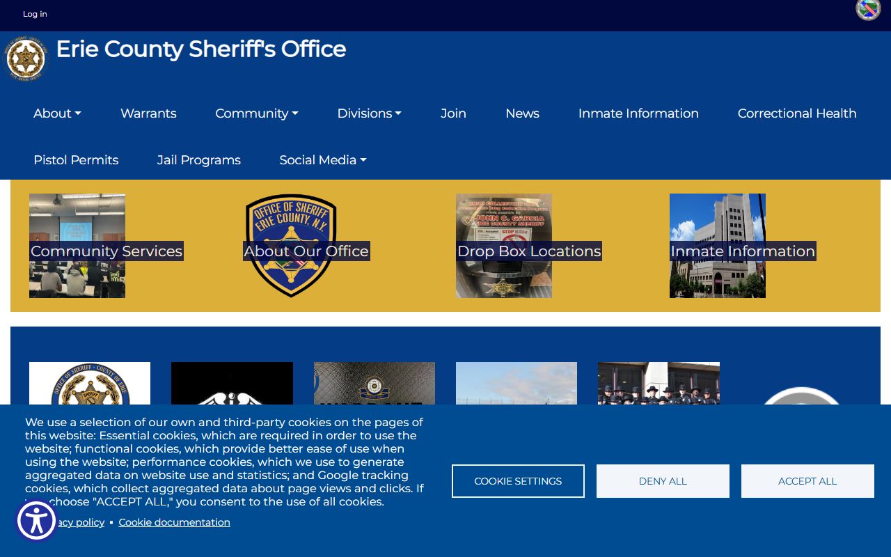Hamburg booking releases Erie County Sheriff website
