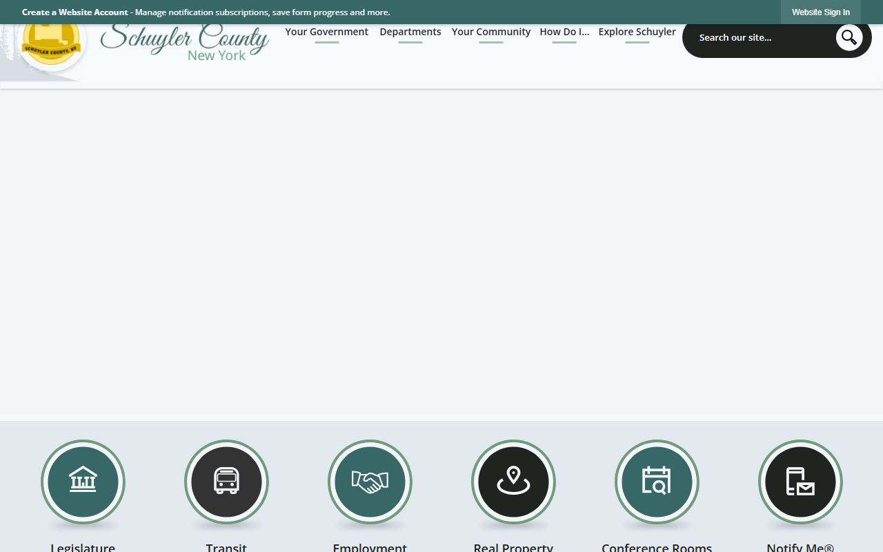 Schuyler County website for booking releases