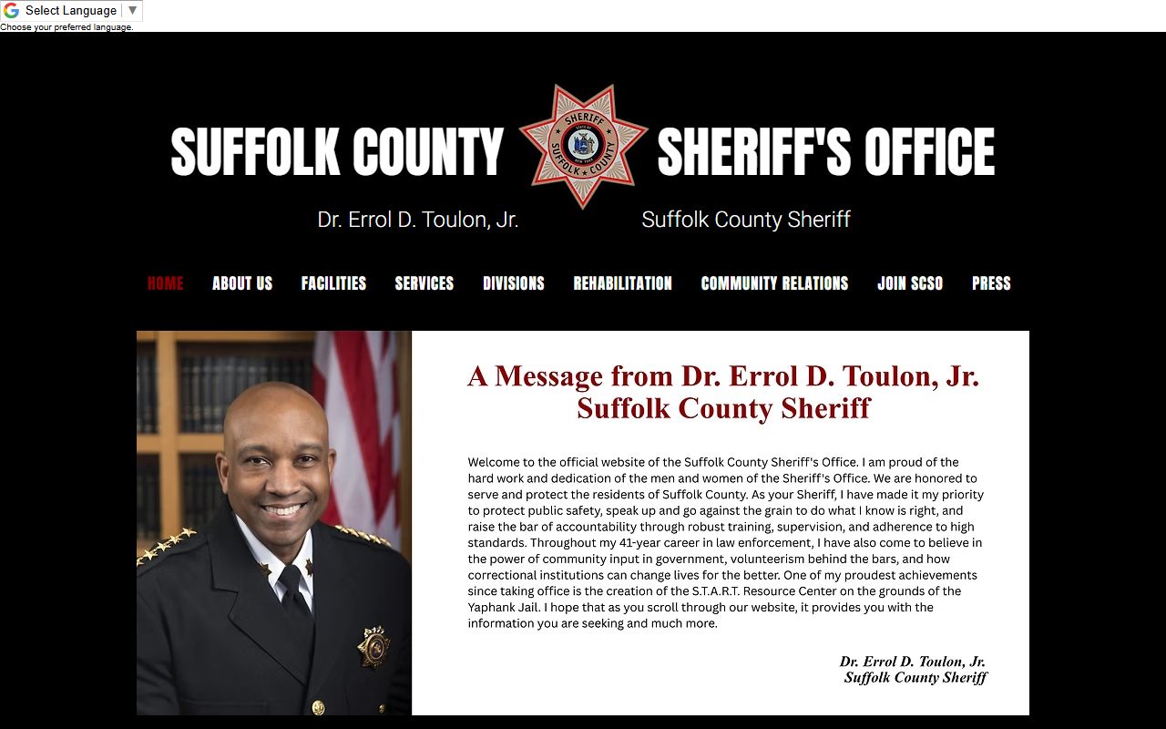 Suffolk County Sheriff booking releases